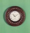 12" Decorative Ethnic Antique Brass Wall Clock for Home | Anniversary Gift