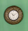 12" Decorative Ethnic Antique Brass Wall Clock for Home | Anniversary Gift