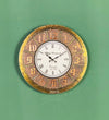 12" Decorative Ethnic Antique Brass Wall Clock for Home | Anniversary Gift