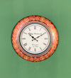 18" Decorative Ethnic Antique Wooden Wall Clock for Home | Diwali Gift