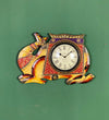 Decorative Ethnic Peacock Painted Wall Clock for Home | House Warming Gift