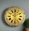 12" Decorative Ethnic Antique Brass Wall Clock for Home | Anniversary Gift