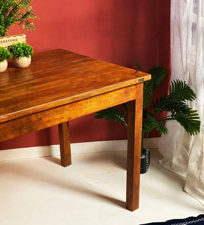 Basic Solid wood Dining Table for Home - D'DASS Store