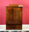 Wooden Home Temple & Puja Mandap with Storage | DDASSWT3618_HPD - D'DASS Store