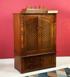 Wooden Home Temple & Puja Mandap with Storage | DDASSWT3618_HPD - D'DASS Store