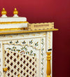 Wooden Home Temple & Puja Mandap with Cabinet | DDASSWT3618_WGD - D'DASS Store