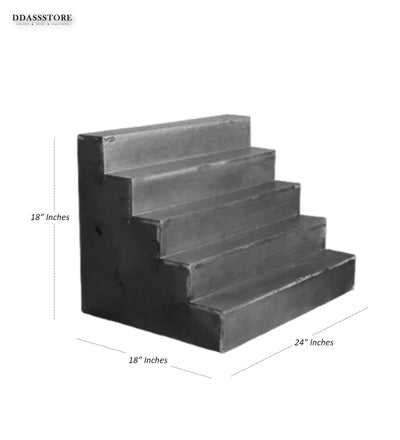 Wooden Steps Altar for Wooden Home Temple | GOLU Stand Kolu Padi (Set of 3) - D'DASS Store