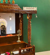 South Indian Style Solid Sheesham Wood Pooja Mandapam | DDASSMANDAP111