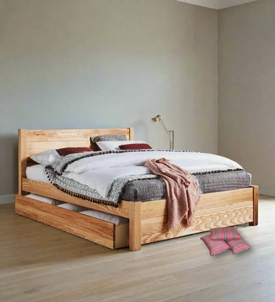 Solid Wood King & Queen Size Bed