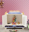 Jodhpur Sheesham MDF Wooden Pooja Mandap for Home | DDASSWT3211WBD