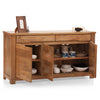 Natural Solid wood HandCarved Crockery unit for Kitchen