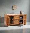 Natural Solid wood HandCarved Crockery unit for Kitchen