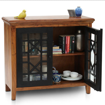 Victoria Solid wood HandCarved Crockery unit for Kitchen - D'DASS Store