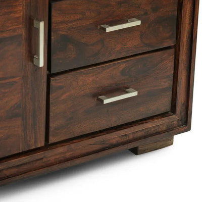 Vintage Solid wood HandCarved Crockery unit for Kitchen - D'DASS Store