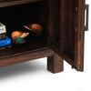 Aura Solid wood HandCarved Crockery unit for Kitchen