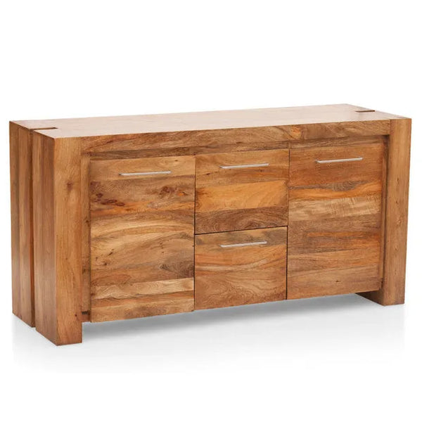 Natural Solid wood HandCarved Crockery unit for Kitchen - D'DASS Store