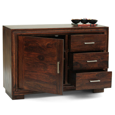 Vintage Solid wood HandCarved Crockery unit for Kitchen - D'DASS Store