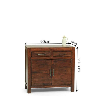 Aura Solid wood HandCarved Crockery unit for Kitchen - D'DASS Store