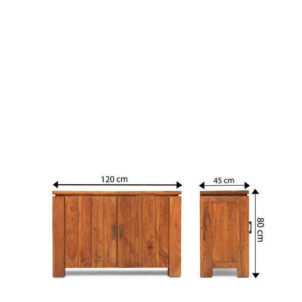 Kalyani Solid wood HandCarved Crockery unit for Kitchen - D'DASS Store