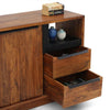 Riche Solid wood HandCarved Crockery unit for Kitchen - D'DASS Store