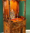 Shri Laddu Gopal Ji - 90" South Indian Style Saagwan Sheesham Wood Pooja Mandir | DDASSMANDAP145 - D'DASS Store