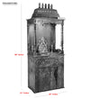 Shri Laddu Gopal Ji - 90" South Indian Style Saagwan Sheesham Wood Pooja Mandir | DDASSMANDAP145 - D'DASS Store
