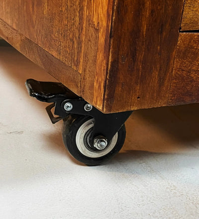 Handcarved Solid Wood Pooja Cabinet for Mandapam | Pooja room mandir designs - D'DASS Store