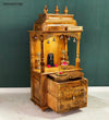 Ganesh chaturthi utsav -48" South Indian Style Saagwan Sheesham Wood Pooja Mandap | DDASSMANDAP149 - D'DASS Store