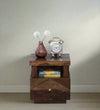 ModWood Collective Wood Bedside Table With Drawers