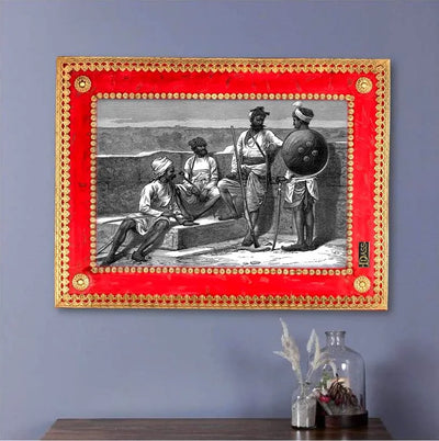 Multicolour Wooden Photo Frame for wall