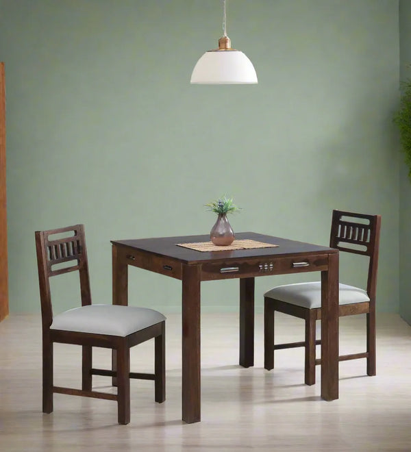 Nature Wood In Scratch Resistant 2 Seater Dining Set