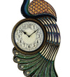 22" Decorative Ethnic Peacock Painted Wall Clock for Home | House Warming Gift - D'DASS Store