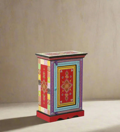 Regal Wooden Handpainted Console & Side Table