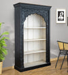 Rustic Black Wooden HandCarved Wardrobe & Almirah