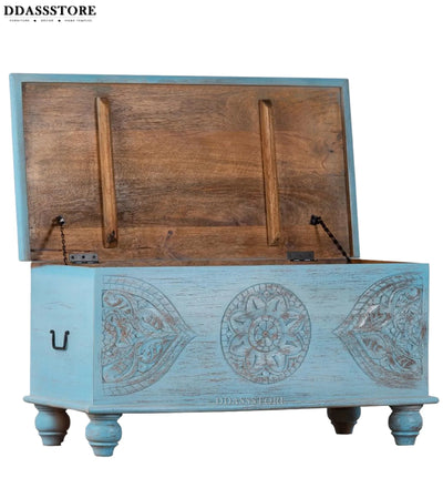 Wooden Trunk & Storage Box