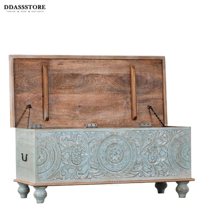 Wooden Trunk & Storage Box