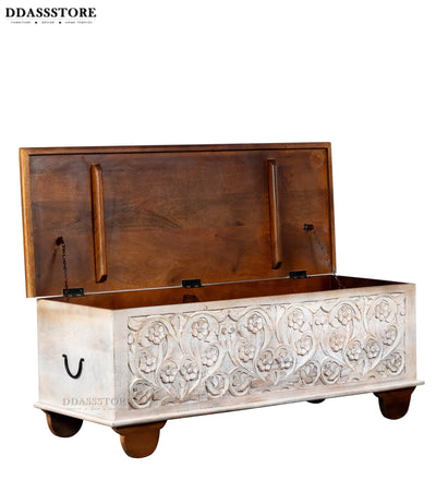 Wooden Trunk & Storage Box