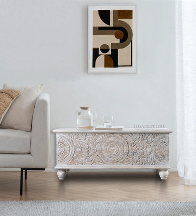 Decorative Wooden Trunk & Storage Box