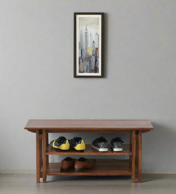 Solid Wood Shoe Rack & Storage