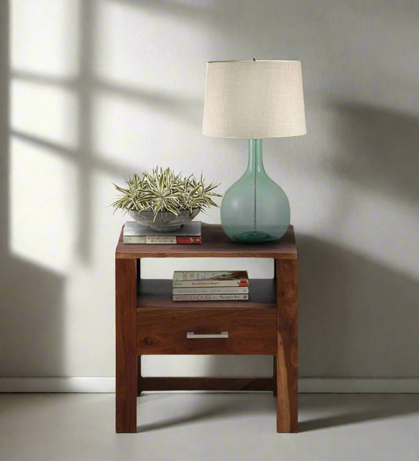 Shadow Nest Wood Bedside