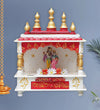 Sheesham MDF Wooden Pooja Temple For Office