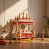 Sheesham MDF Wooden Pooja Temple For Office