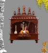 Sheesham MDF Wooden Pooja Temple For Office