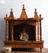 Sheesham MDF Wooden Pooja Temple Puja Mandap For Home