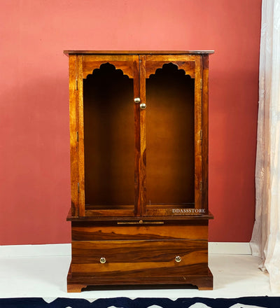 Pooja Mandir With Door For Home & Office