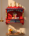 Wall hanging Sheesham & MDF Wooden Pooja Temple For Home & Office | DDASSWT126 - D'DASS Store