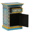 Bluecity Wooden Handpainted Console & Side Table