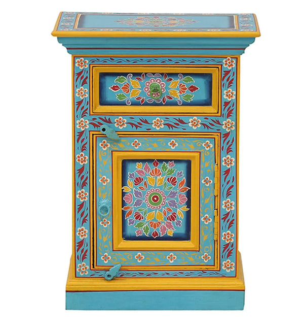 Bluecity Wooden Handpainted Console & Side Table - D'DASS Store