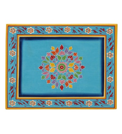 Bluecity Wooden Handpainted Console & Side Table - D'DASS Store