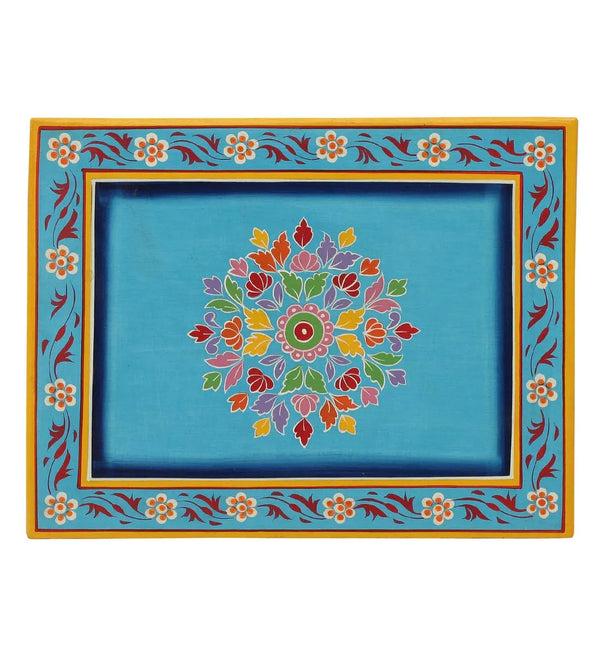 Bluecity Wooden Handpainted Console & Side Table - D'DASS Store